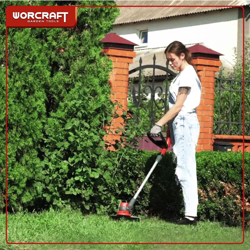 WORCRAFT Катушка для триммера универсальная/ леска/ пластиковые ножи для травы