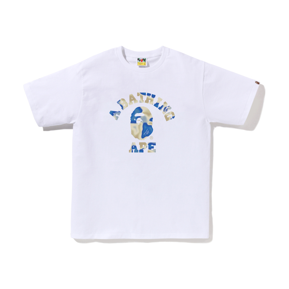 A Bathing Ape Liquid Camo College Tee
