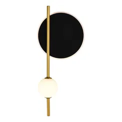 SL6507.431.02 Светильник настенный ST-Luce Шампань, Черный/Белый LED 1+1*9+4W 4000K DALI