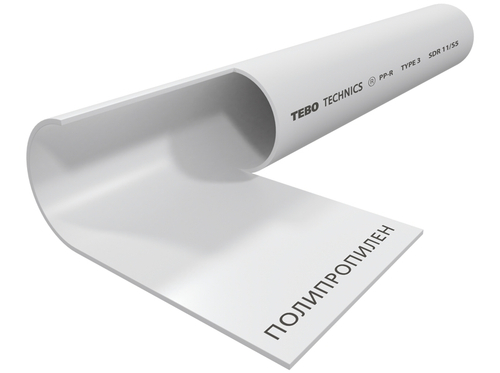 Труба TEBO SDR11 (PN20) 25х2,3 бел. PP-R метр (4/80)