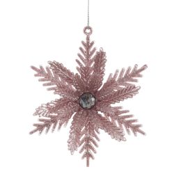GAEM Изделие декоративное подвесное "Снежинка", L12 W4 H12 см, 4в.