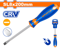 Oтвертка плоская SL8х200мм (12/144) WADFOW WSD1288