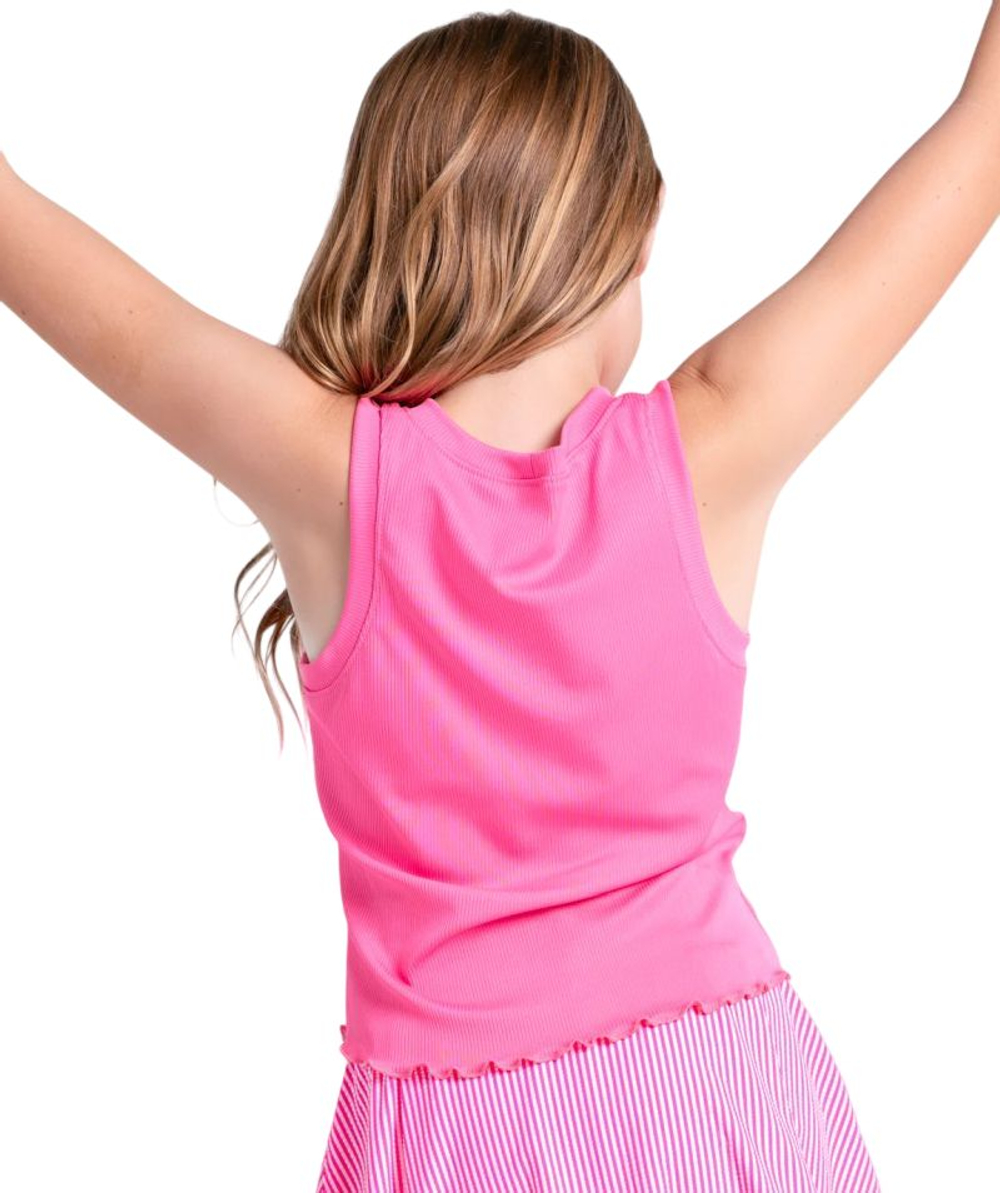 Футболка для девочки Lucky in Love Girls Flutterline - taffy pink