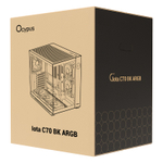 Корпус Ocypus Iota C70 BK ARGB, Midi-Tower, ATX, mATX, mITX, Black, Без БП