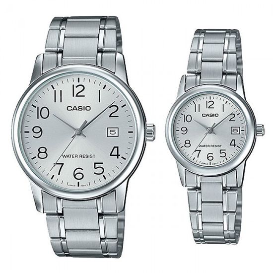 Парные часы Casio Standard: MTP-V002D-7B и LTP-V002D-7B