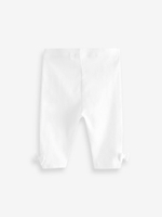 Легинсы укороченные для девочки Next 977-657, Белый