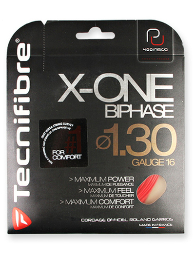 Струны теннисные Tecnifibre X One Biphase (12 m) - red