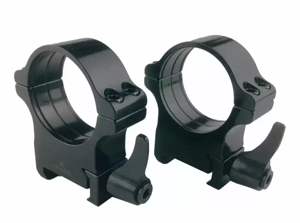 Кольца Rusan быстросъемные Picatinny на 30мм H14 рычажные (050P-30-14-R)