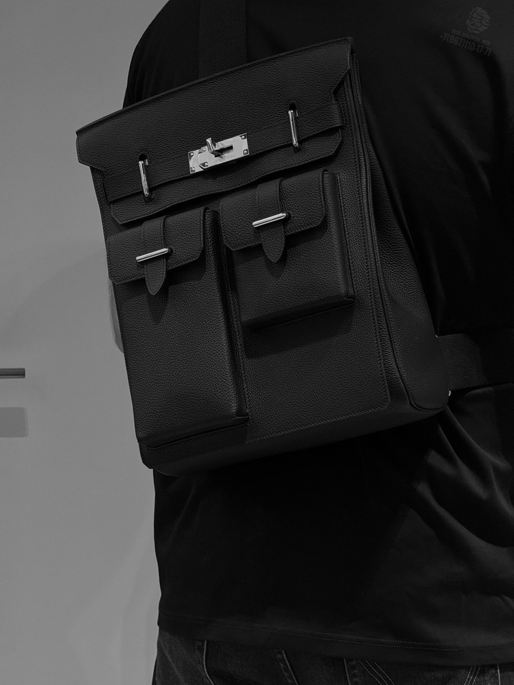 Нагрудная сумка-слинг Hermes