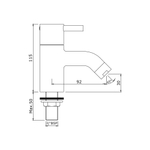 Смеситель для раковины Jaquar Florentine FLR-CHR-5011N