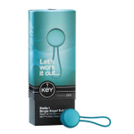 Вагинальный шарик соло - STELLA I со сменным грузом (бирюзовый) (Цвет: бирюзовый)