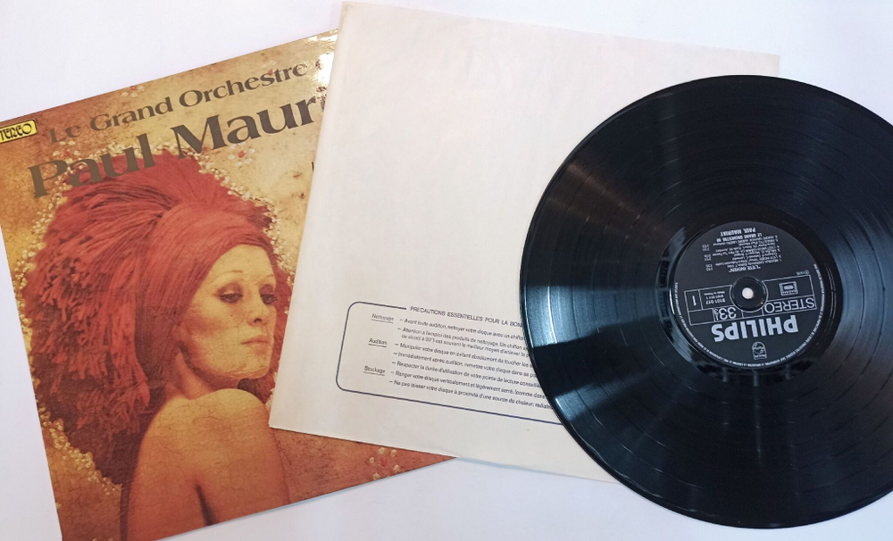 Винтажная виниловая пластинка LP Поль Мориа Le Grand Orchestre De Paul Mauriat Lete Indien (Франция 1975)