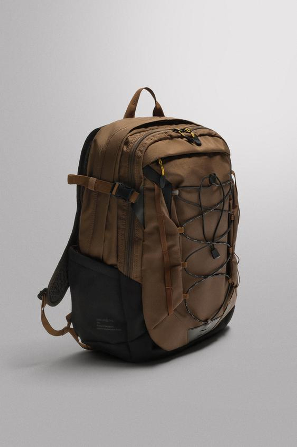 ZARA СПОРТИВНЫЙ РЮКЗАК ИЗ ВЫСОКОТЕХНОЛОГИЧНОЙ ТКАНИ, КОРИЧНЕВЫЙ