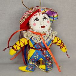 Ёлочная игрушка "Скоморох"