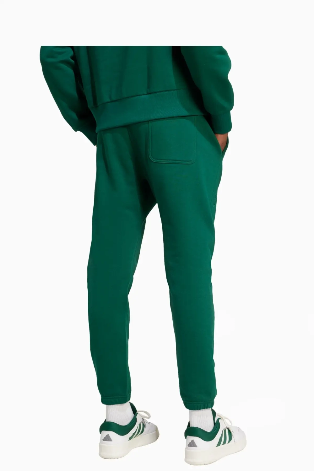 Штаны adidas All SZN Fleece Regular Tapered - зеленый