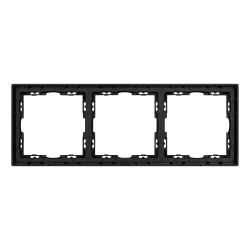 Рамка пластиковая FRM-NOBE-SFPL-3-BK (Arlight, -) 054220