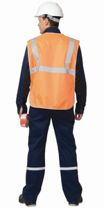 Жилет сигнальный универсальный с 3 СОП тк.Оксфорд