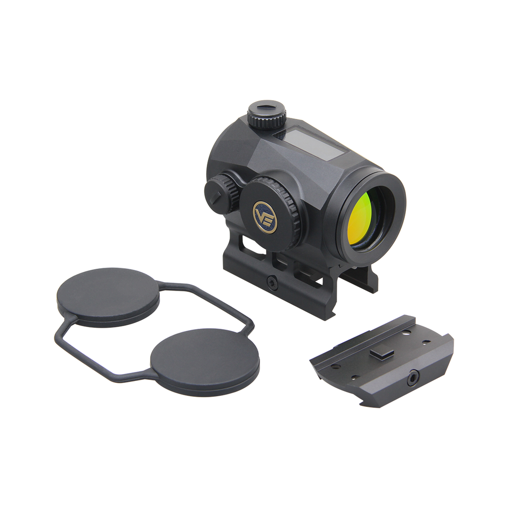 Коллиматорный прицел Vector Optics Scrapper 1x25 SOL (закрытый, объектив 25мм, 2 MOA, метка точка в круге, picatinny/weaver, IP67)