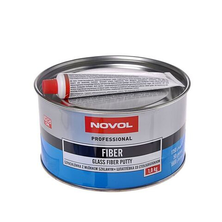Шпатлевка стекловолотном Новол Fiber 1,8кг