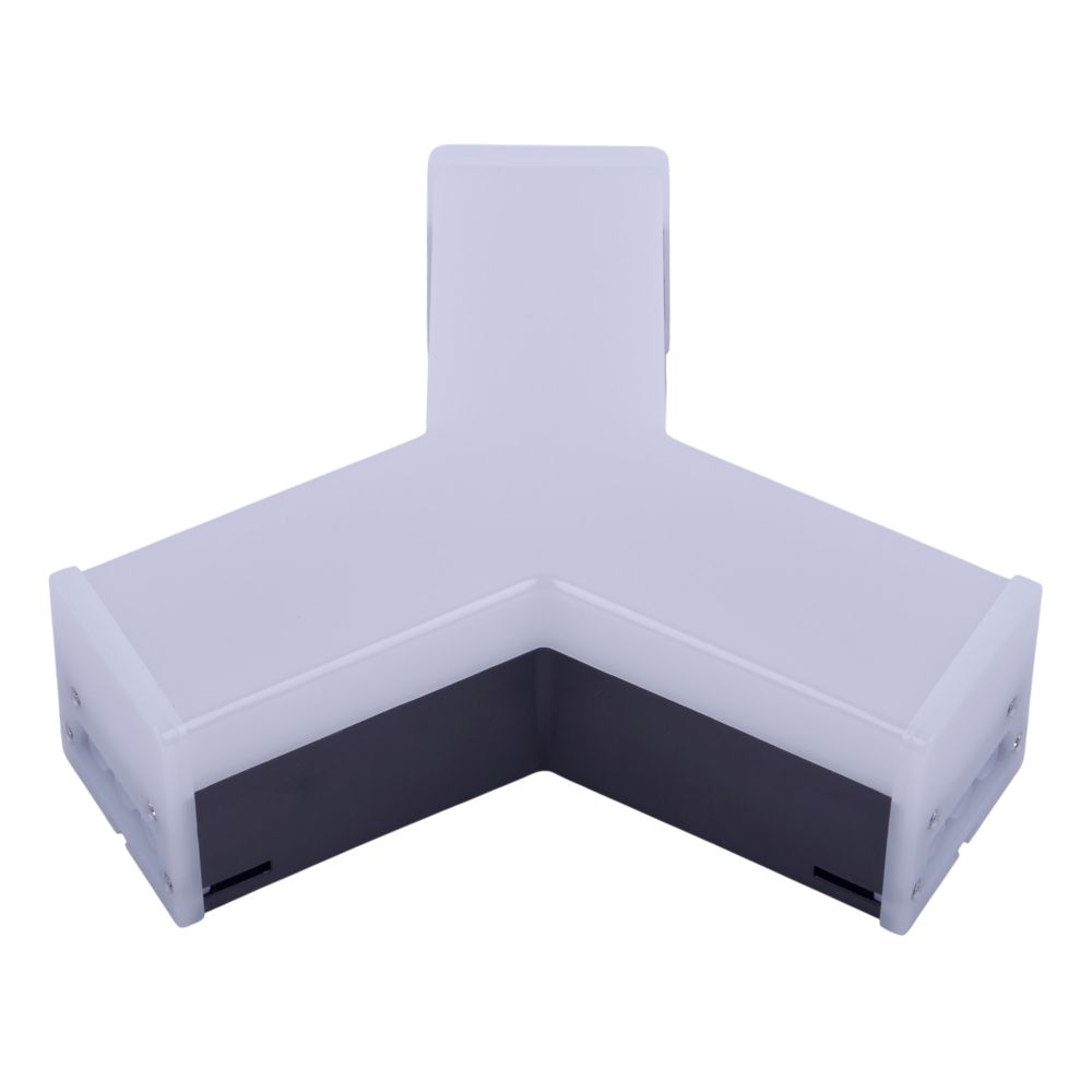 ULO-N11Y-10W-6500K IP40 BLACK Светильник светодиодный Y-образный. Белый свет 6500K. 2000Лм. Алюминий. Цвет черный. TM Uniel