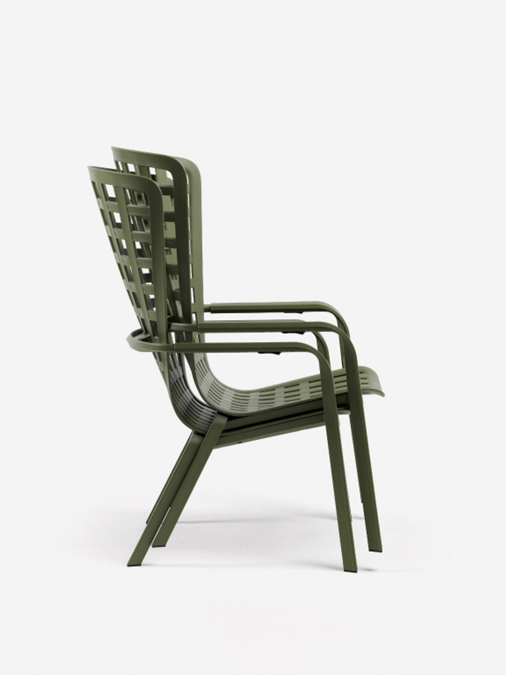 Лаунж-кресло пластиковое, Nardi Folio, агава