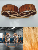 Беговое колесо для грызуна двойное 20см