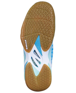 Женские кроссовки для бадминтона/сквоша Babolat Shadow 4 - white/lagoon