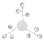 8235/9C COMFI LN25 200 белый металл Люстра потолочная LED GX53 9*12W 220V GARETA