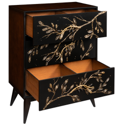 Комод Oliva Branch (Олива Бранч) с 3 ящиками Каштан Амбер