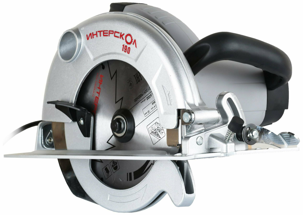 Дисковая пила  Интерскол ДП-190/1600М 97.1.1.20, 800 Вт, серый