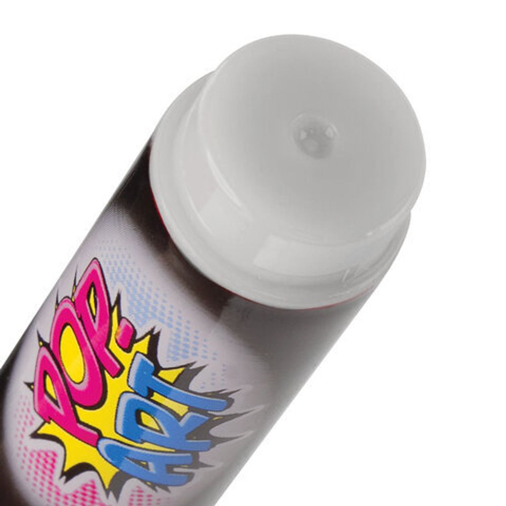 Маркер меловой "POP-ART" БЕЛЫЙ, 3,5 мм, сухостираемый, для гладких поверхностей, BRAUBERG, 151519