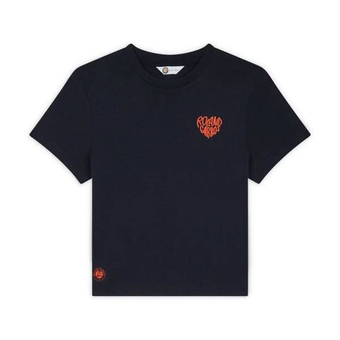 Женская теннисная футболка Roland Garros Heart Heritage - navy blue