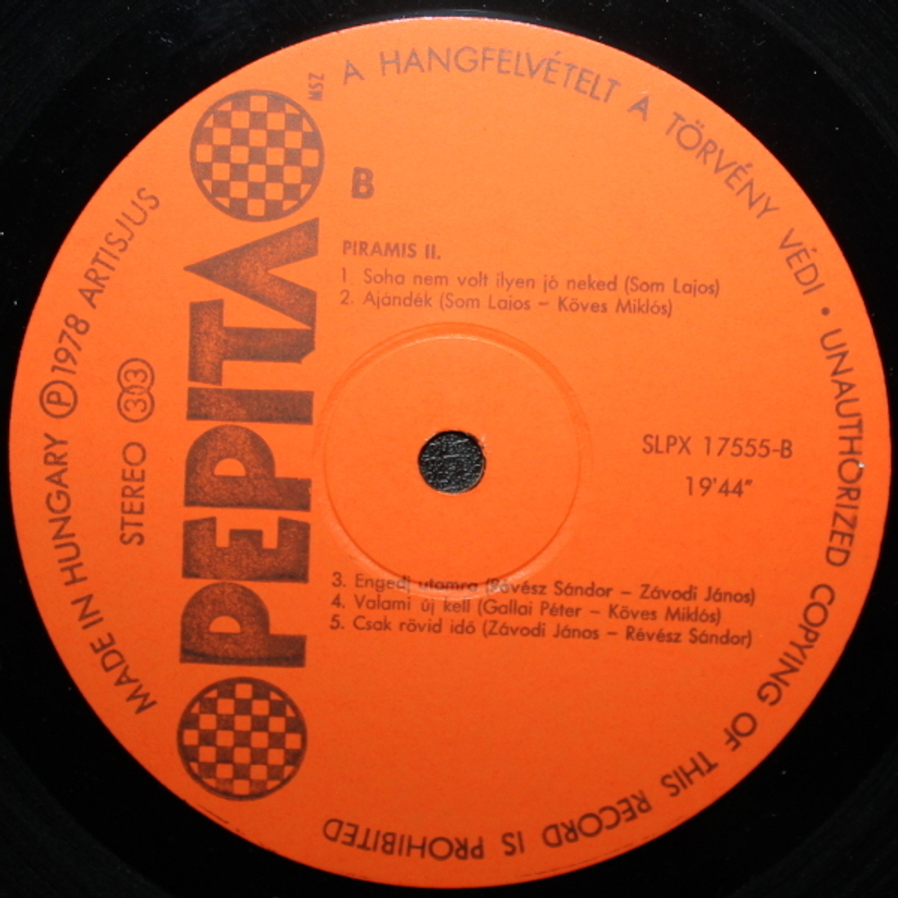 Piramis / Piramis 2 (LP)