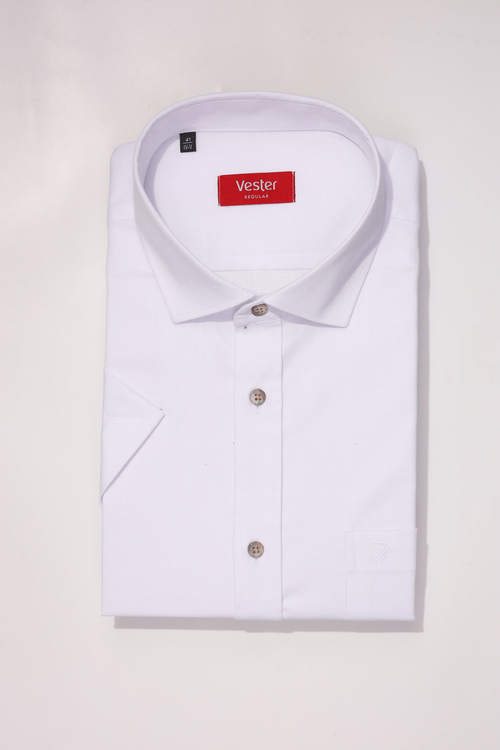 Сорочка мужская VESTER короткий рукав, бамбук, хлопок 73318 06