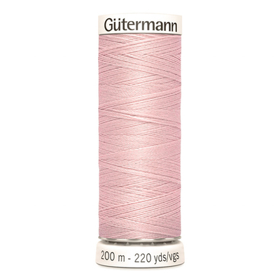 01 Нить Sew-All 100/200 м для всех материалов, 100% полиэстер Gutermann 748277 (662 пыльно-розовый)