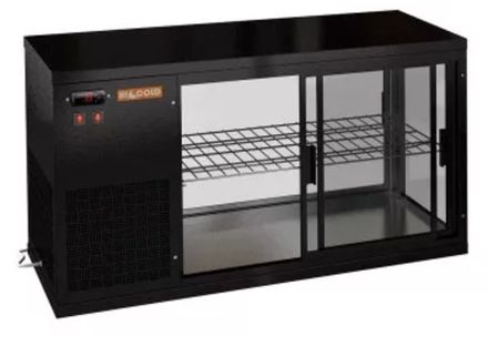 Витрина холодильная HICOLD VRL T 900 L Black