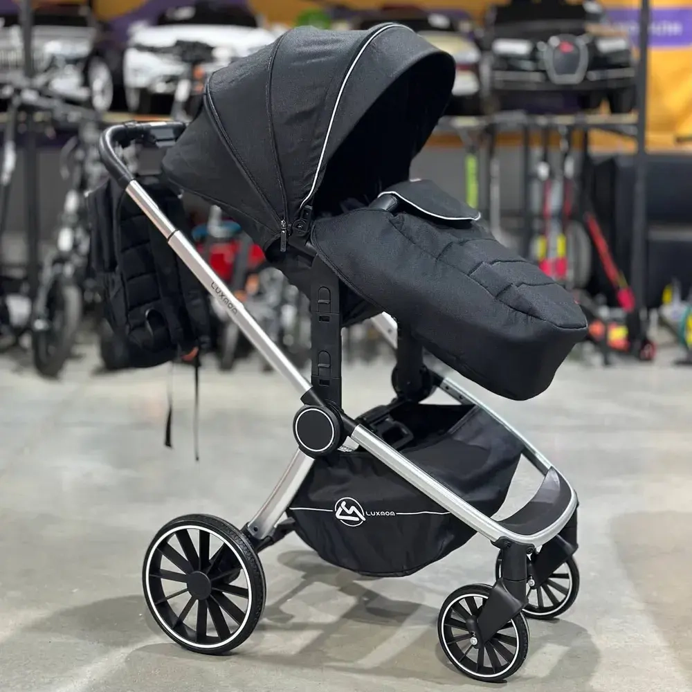 Детская коляска Luxmom 780 3в1 черный