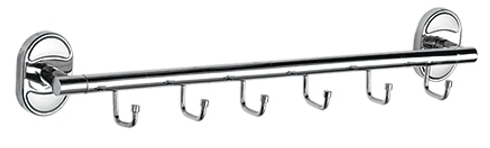 31016-6 П/держатель 6 крючка HANSEN (20/1шт)