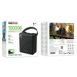 Borofone BJ85 Myriad портативный аккумулятор 22.5W+PD20W+лампа (100000mAh) (black)