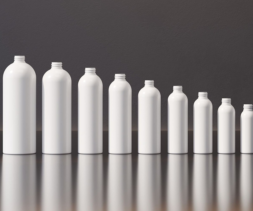 Флакон 500 мл 28 мм ПНД Покатые плечи