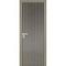 Алюминиевая дверь 11AG никель матовый остеклённая