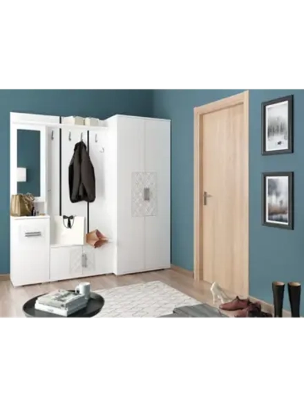 Шкаф для одежды распашной с полками 80,1х51х205,6 см