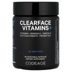 Codeage, Clearface Vitamins +, 90 растительных капсул