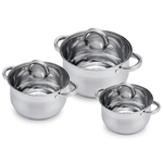 Набор Кастрюль /нерж Bella 2,9/4,0/6,5 л APPETITE