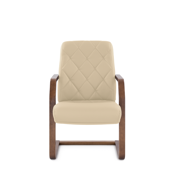 Кресло К-10 Верона Н/п дерево D8 (темный орех) Z21 (бежевый)