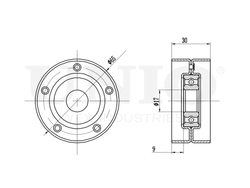 Ролик с натяжителем приводного ремня UNIO TNS-10168