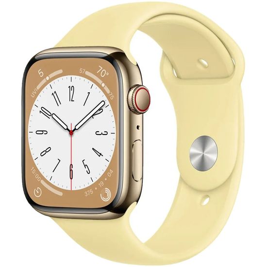 Apple Sport Band for Apple Watch 42|44|45|49mm Lemon Cream (Жёлтый) MWUX2ZM/A