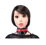 Ошейник с кольцом черный