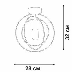 Светильник на штанге Vitaluce V3794 V3794-0/1PL