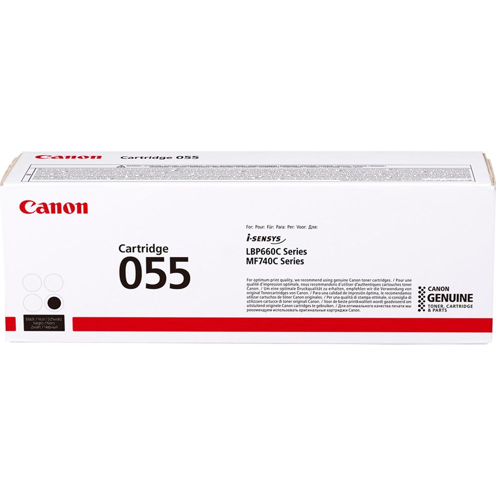 Картридж CANON 055 BK для Canon MF742/MF744/MF746/LBP663/664 черный 2.3k